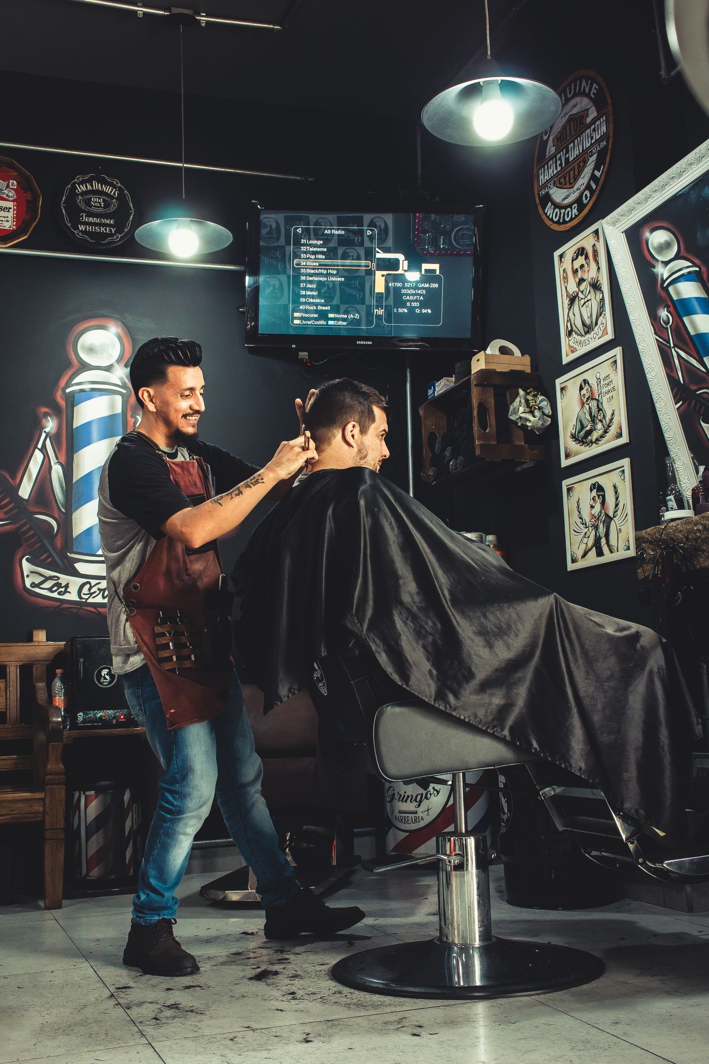 Corte en barbería